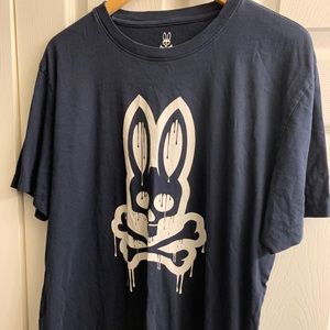 Psycho Bunny blue t shirt